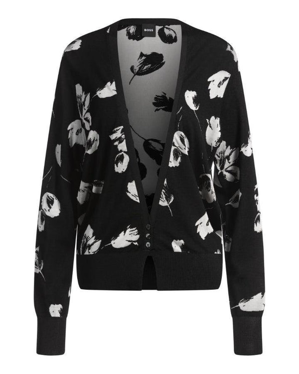 Hugo Boss Fuldie Tulip Print Cardi