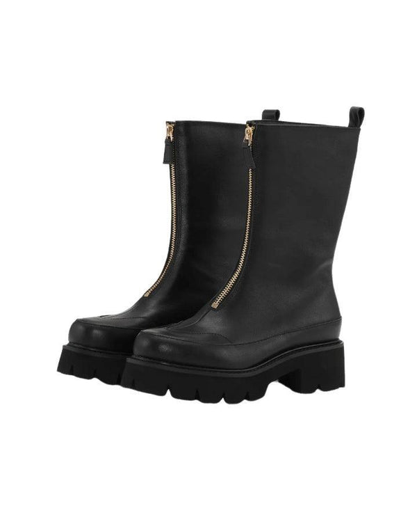 Ilse Jacobsen Miley Leather Front Zip Calf Boot