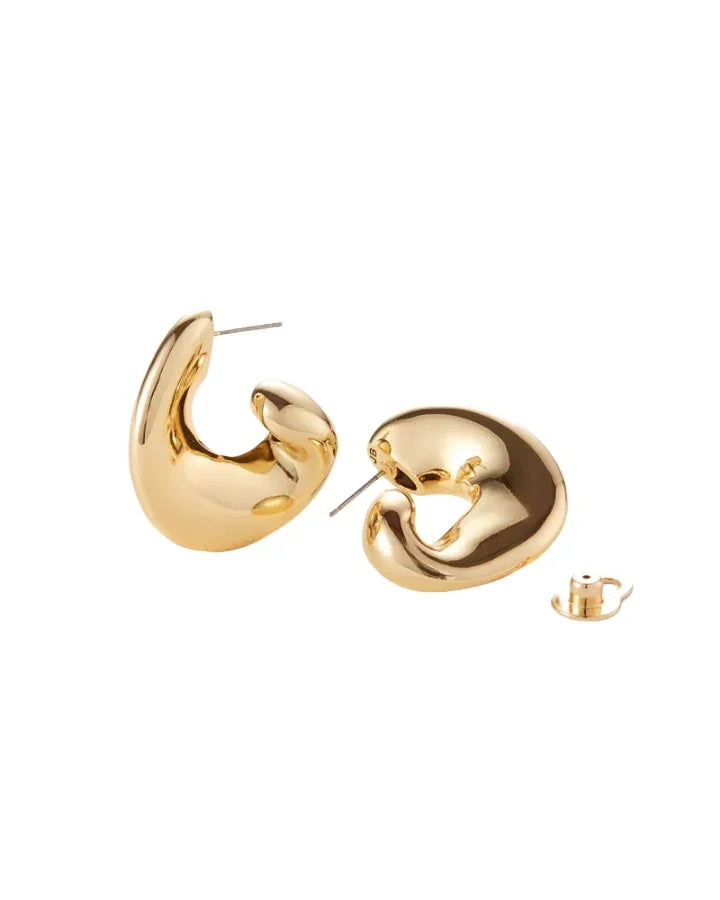 Jenny Bird Gigi Hoop Gold Earrings