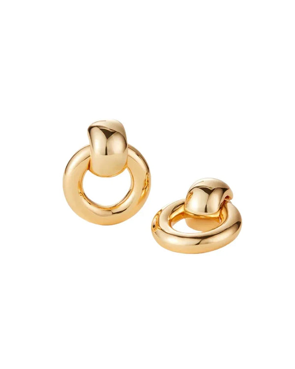 Jenny Bird Mega Gold Faye Knockers Earrings