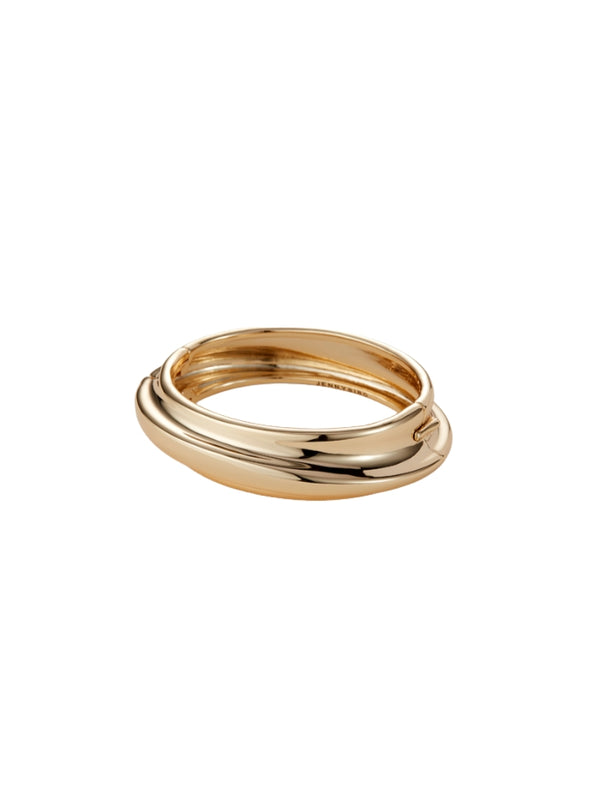 Jenny Bird Lennon Gold Bangle Medium