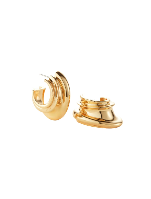 Jenny Bird Leona Gold Hoops