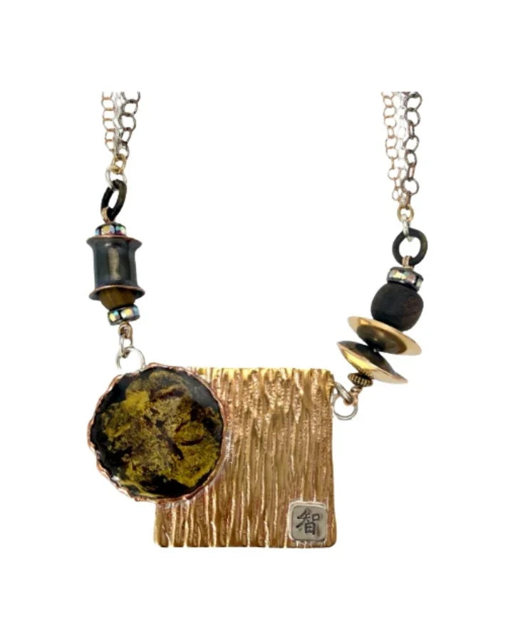 Karyn Chopik Japan Art Multi Medal Necklace – BLU'S