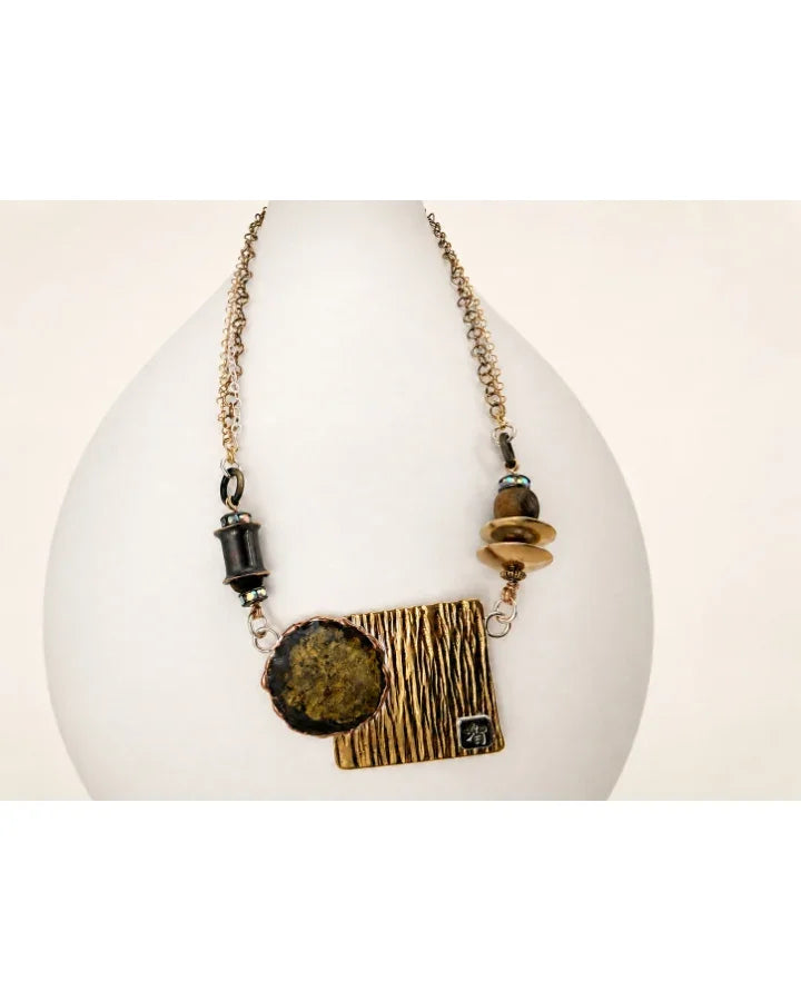 Karyn Chopik Japan Art Multi Medal Necklace – BLU'S