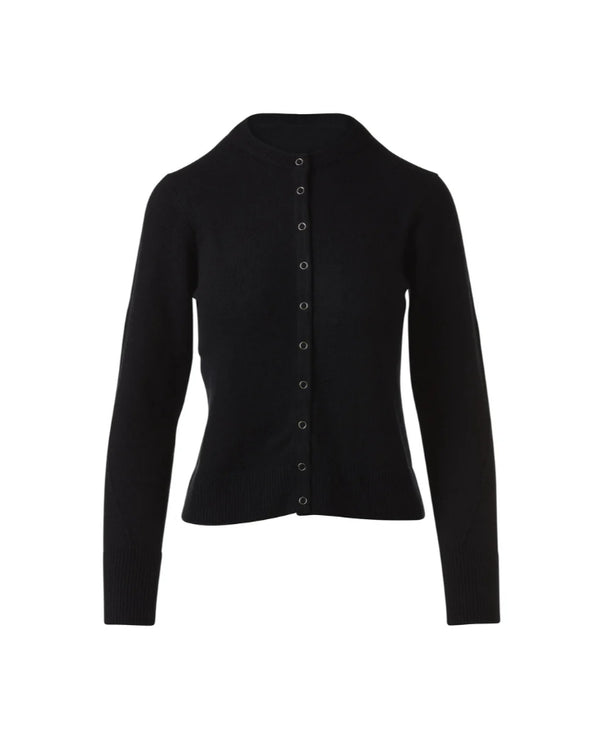 Kinross Cashmere Snap and Ribbon Cardigan