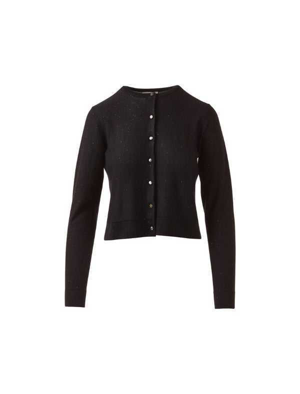 Kinross Cashmere Sequin Dress Cardigan