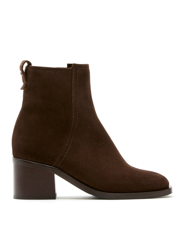 La Canadienne Jordan Suede Zip Ankle Bootie