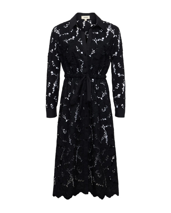 L'Agence Emilio Lace Shirt Dress