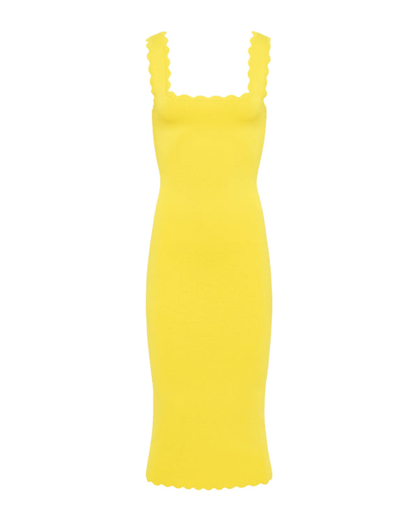 L'Agence Romano Knit Midi Dress