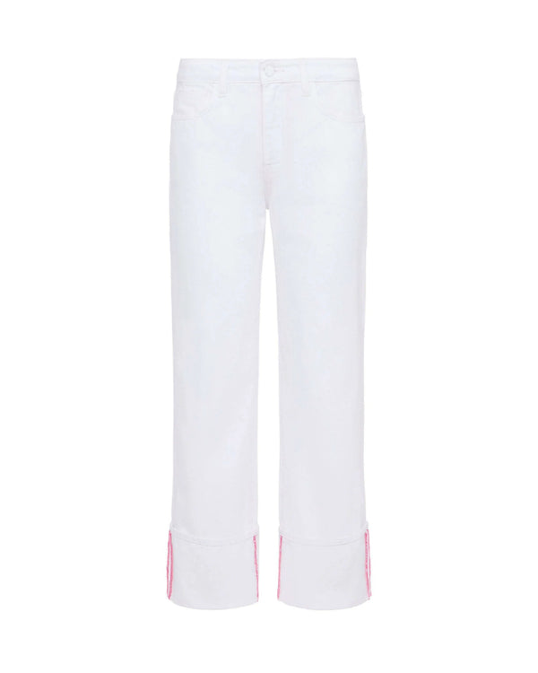 L'Agence Leighton Cropped Cuffed Jean