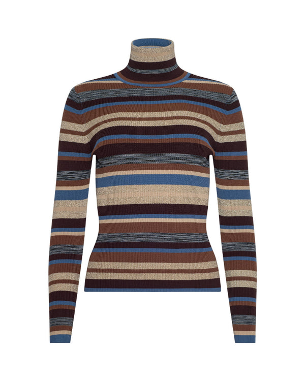 L'Agence Olene Stripe Turtleneck