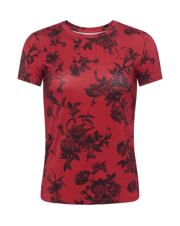 L'Agence Ressi Painterly Floral Tee