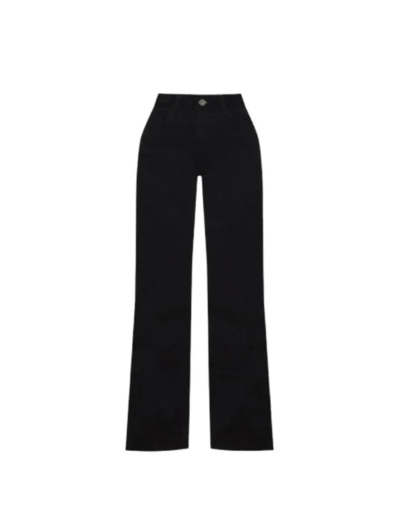 L'Agence Scottie Wide Leg Jeans White