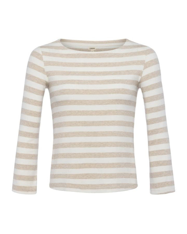 L'Agence Lucille Boatneck Striped Top