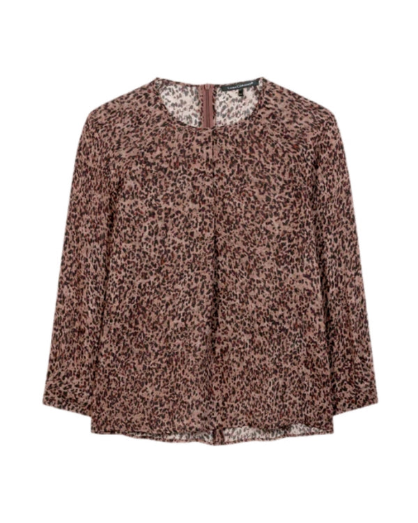 Luisa Cerano Animal Spotted Blouse