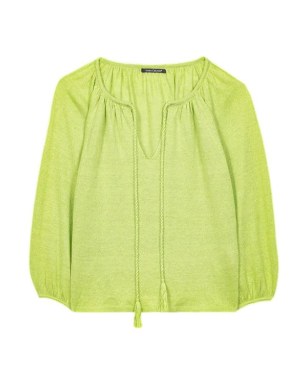 Luisa Cerano Linen Knit Sweater