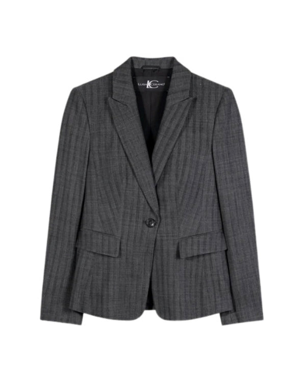Luisa Cerano Pinstripe Blazer