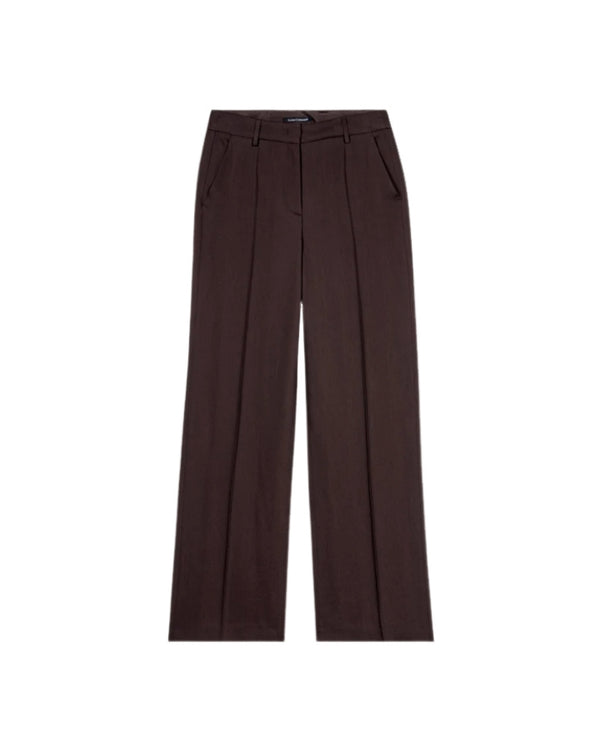 Luisa Cerano Straight Wide Leg Trousers
