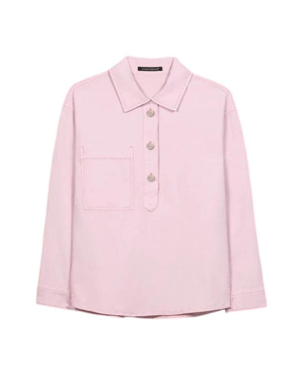 Luisa Cerano Denim Blouse