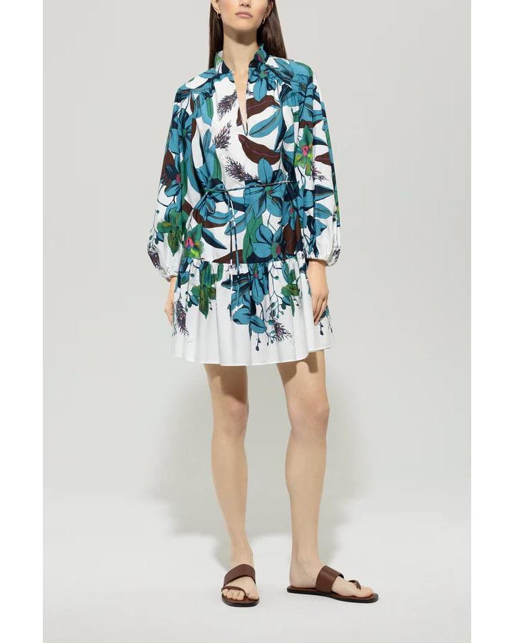 luisa printed mini dress Luisa Cerano Hawaiian Print Mini Dress – BLU'S