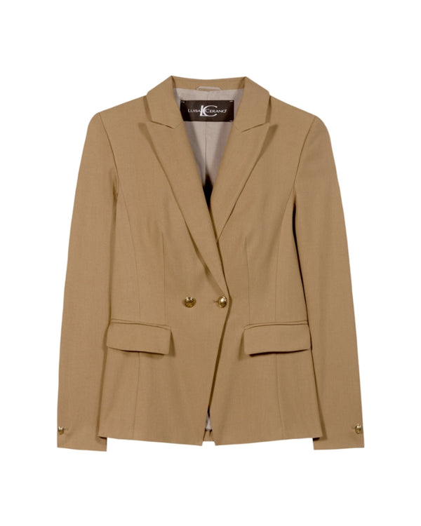 Luisa Cerano Two-Button Double Breasted Blazer