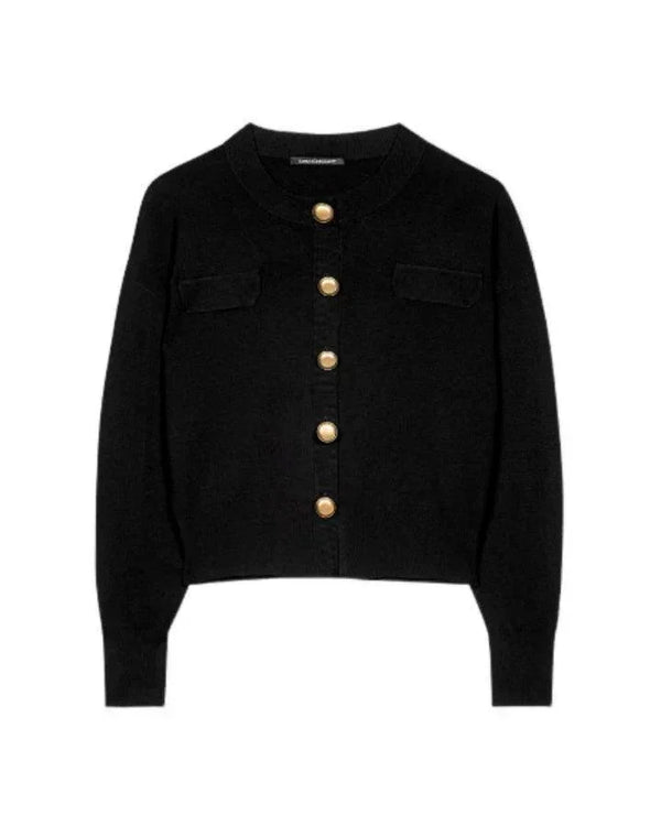 Luisa Cerano T Black Knitted Cardigan 418252/5871 main image 0