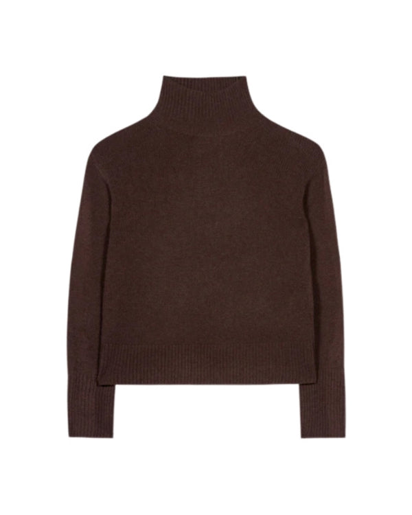 Luisa Cerano Short Length Cashmere Turtleneck