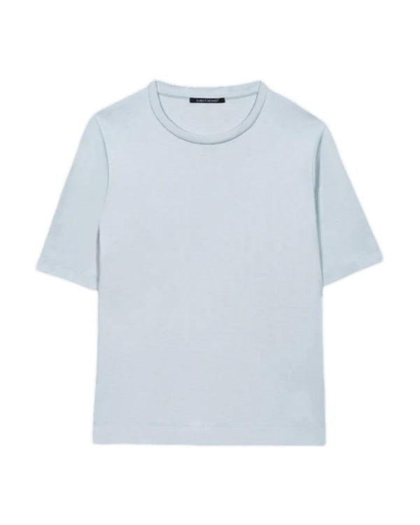 Luisa Cerano Sky Blue Crew Neck Tee