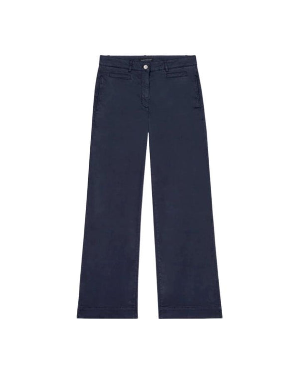 Luisa Cerano Wide Leg Chino Denim Pants