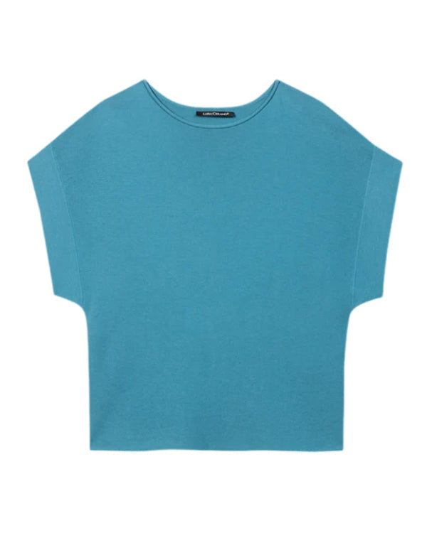 Luisa Cerano Wide Short Sleeve Sweater