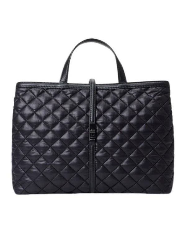 MZ Wallace Black Medium Astor Top Handle Bag