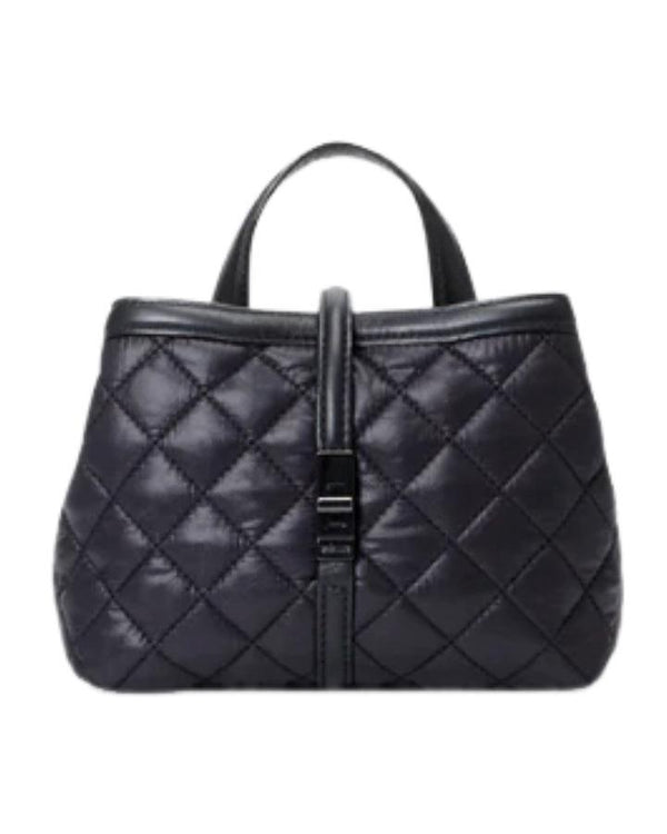 MZ Wallace Black Mini Astor Top Handle Bag