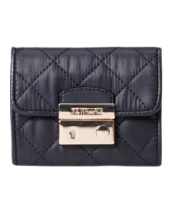 MZ Wallace Black Small Crosby Lock Wallet