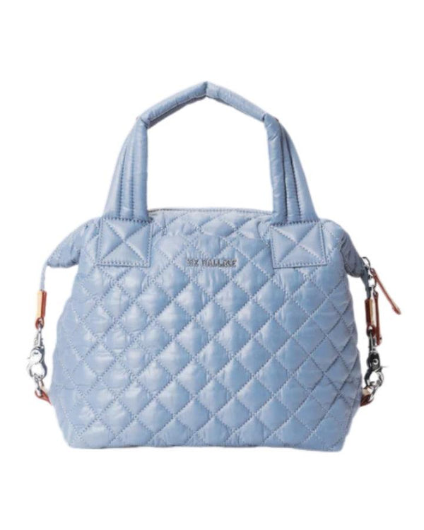 MZ Wallace Stone Blue Small Sutton Deluxe Bag