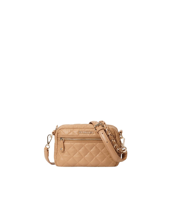 MZ Wallace Caramel Mini Crosby Bag