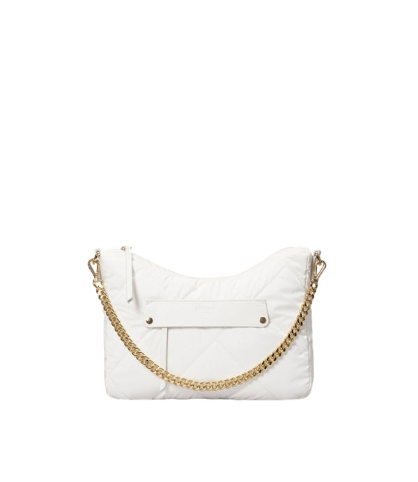 MZ Wallace Chalk Liquid Madison Uptown Crossbody Bag