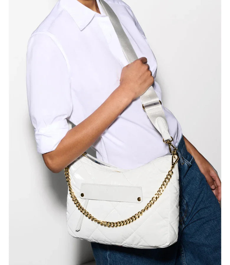 MZ Wallace Chalk Liquid Madison Uptown Crossbody Bag – BLU'S