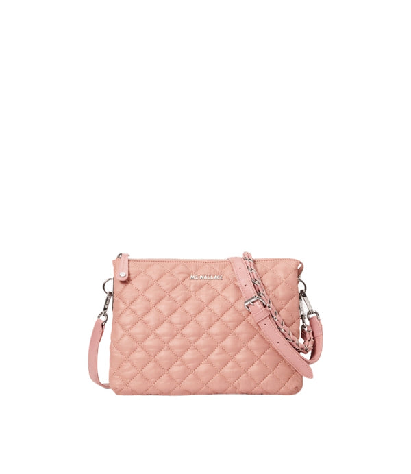 MZ Wallace Dusty Rose Large Crosby Pippa Bag