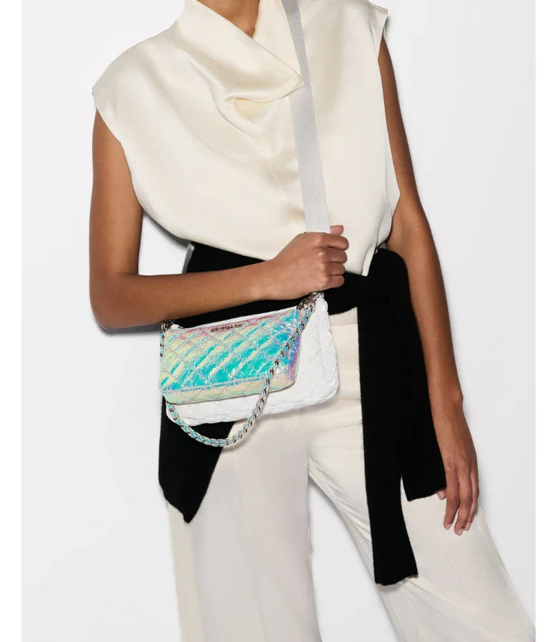 MZ Wallace Opal Chalk Crosby Convertible Crossbody – BLU'S