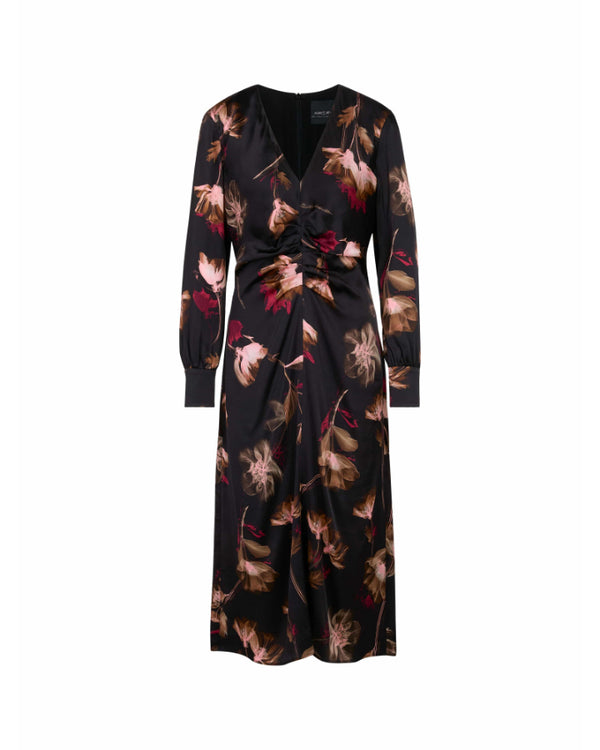 Marc Cain Silk Floral Print Dress