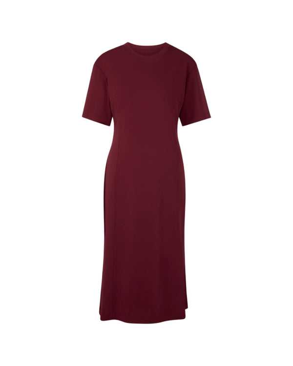 Marc Cain Sporty Chic Side Slit Midi Dress