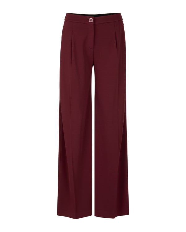 Marc Cain Wichita Viscose Wide Leg Pant