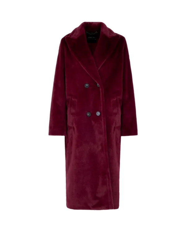 Marc Cain Fluffy Faux Fur Coat