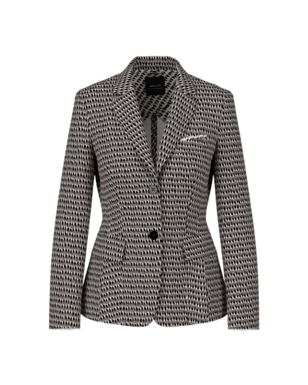 Marc Cain Sprinkles Print Scuba Blazer