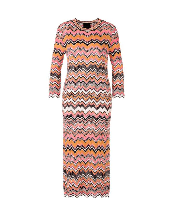 Marc Cain Chevron Design Maxi Dress
