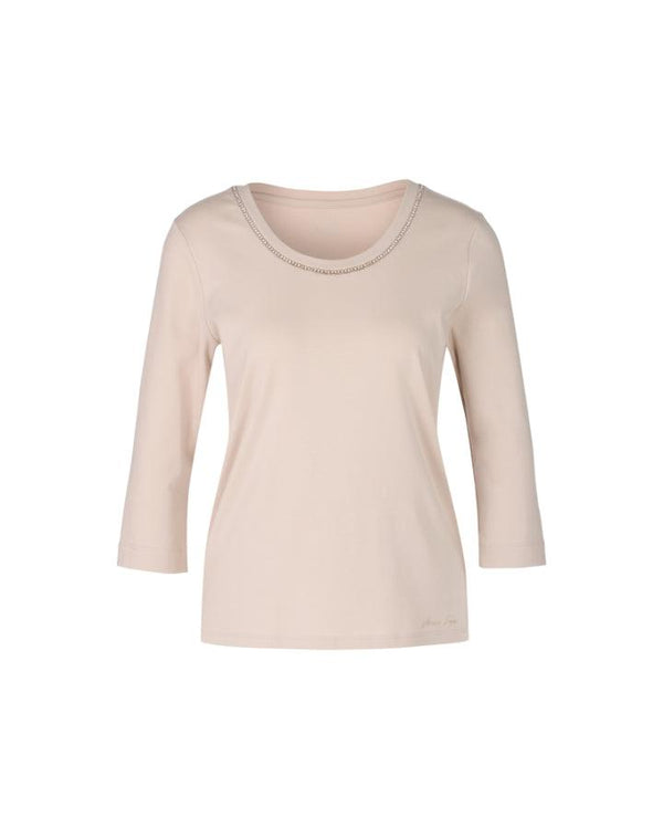Marc Cain Rhinestone Trim Tee