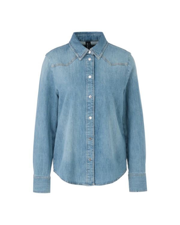 Marc Cain Denim Snap Close Shirt
