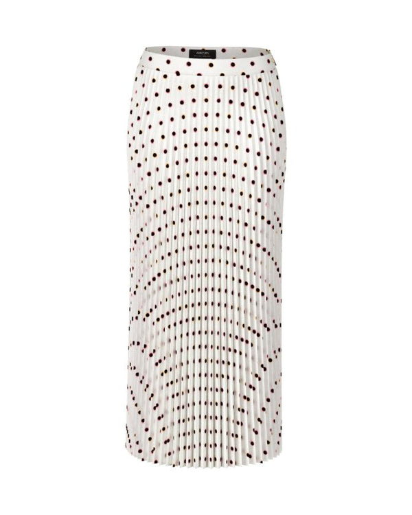 Marc Cain Polka Dot Pleated Skirt