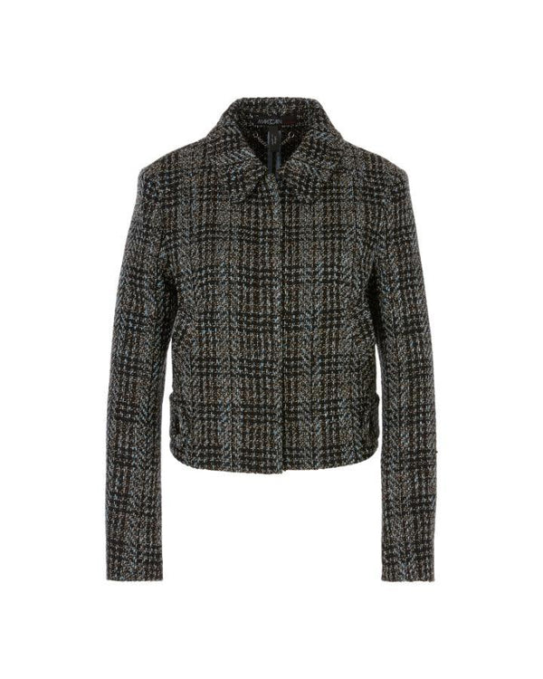 Marc Cain Shadow Check Short Jacket