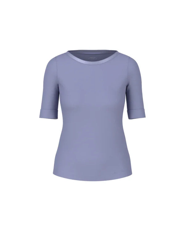 Marc Cain Trim Round Neck Cotton T-Shirt